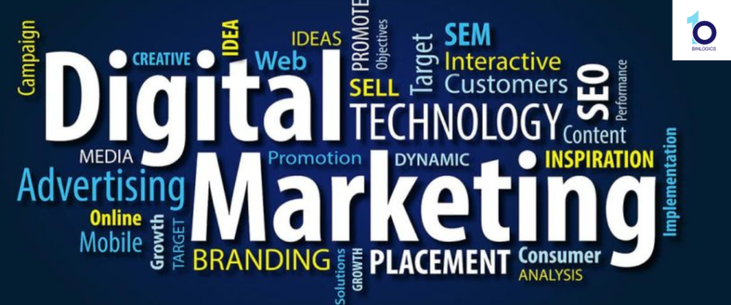 Digital Marketing: -Content Marketing -Mobile Marketing -Affiliate Marketing -Search Engine Optimization -Social Media Marketing -Email Marketing -PPC Advertising -Digital Advertising